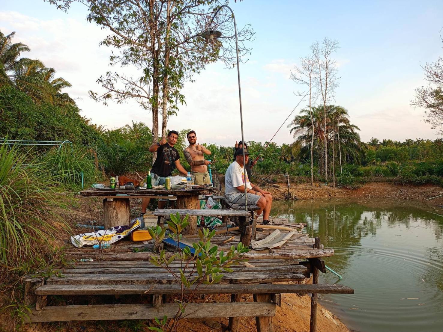Green Garden Homestay Ban Khlong Wa Buitenkant foto