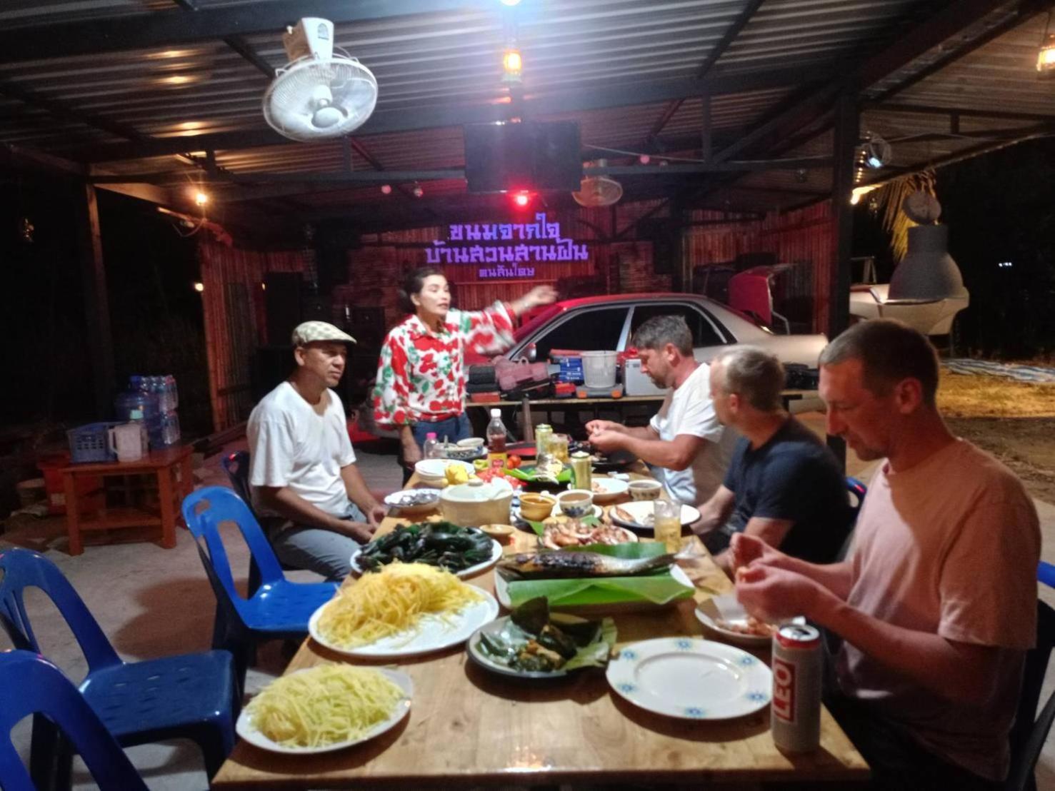 Green Garden Homestay Ban Khlong Wa Buitenkant foto